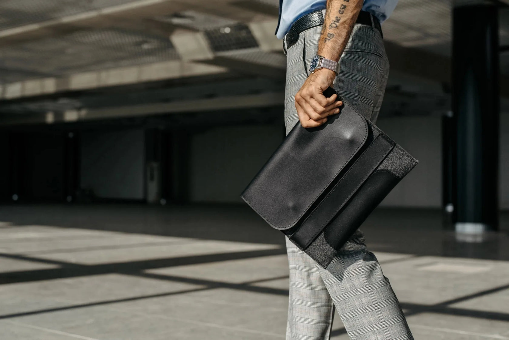 Чохол для MacBook із гладкої шкіри та повсті | Holder, фото 8 — Skin&Skin