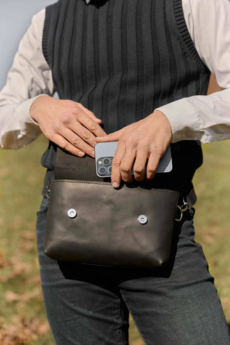 Crossbody L – чоловіча сумка з матової шкіри 3 в 1, фото 25 — Skin&Skin