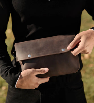 Crossbody L – чоловіча сумка з матової шкіри 3 в 1, фото 32 — Skin&Skin