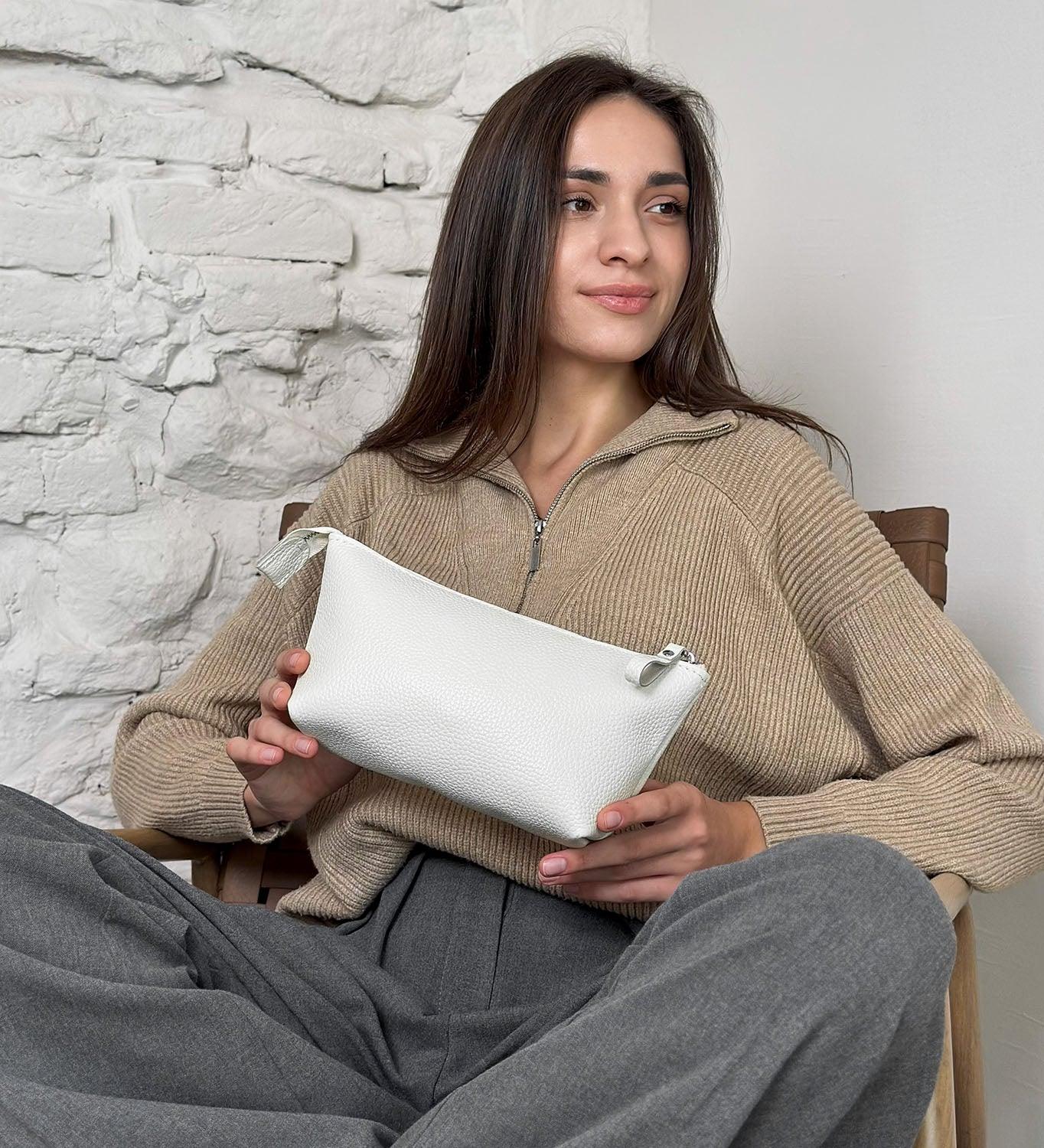 Косметичка Allure із зернистої шкіри