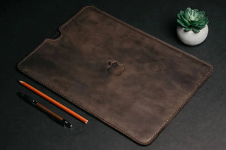 Чохол для MacBook та iPad зі шкіри Crazy Horse із вовняною підкладкою | Flatcase, фото 24 — Skin&Skin