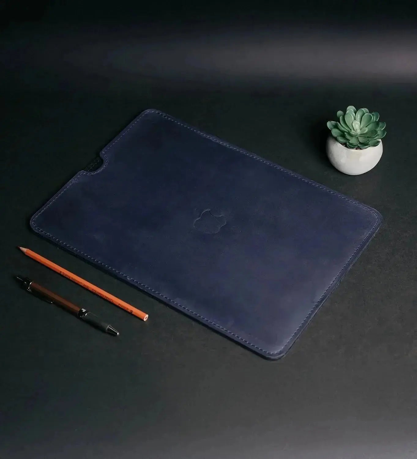 Чохол для MacBook та iPad зі шкіри Crazy Horse із вовняною підкладкою | Flatcase, фото 58 — Skin&Skin