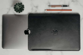 Тонкий шкіряний чохол для MacBook та iPad із повстяною підкладкою | FlatCase, фото 3 — Skin&Skin