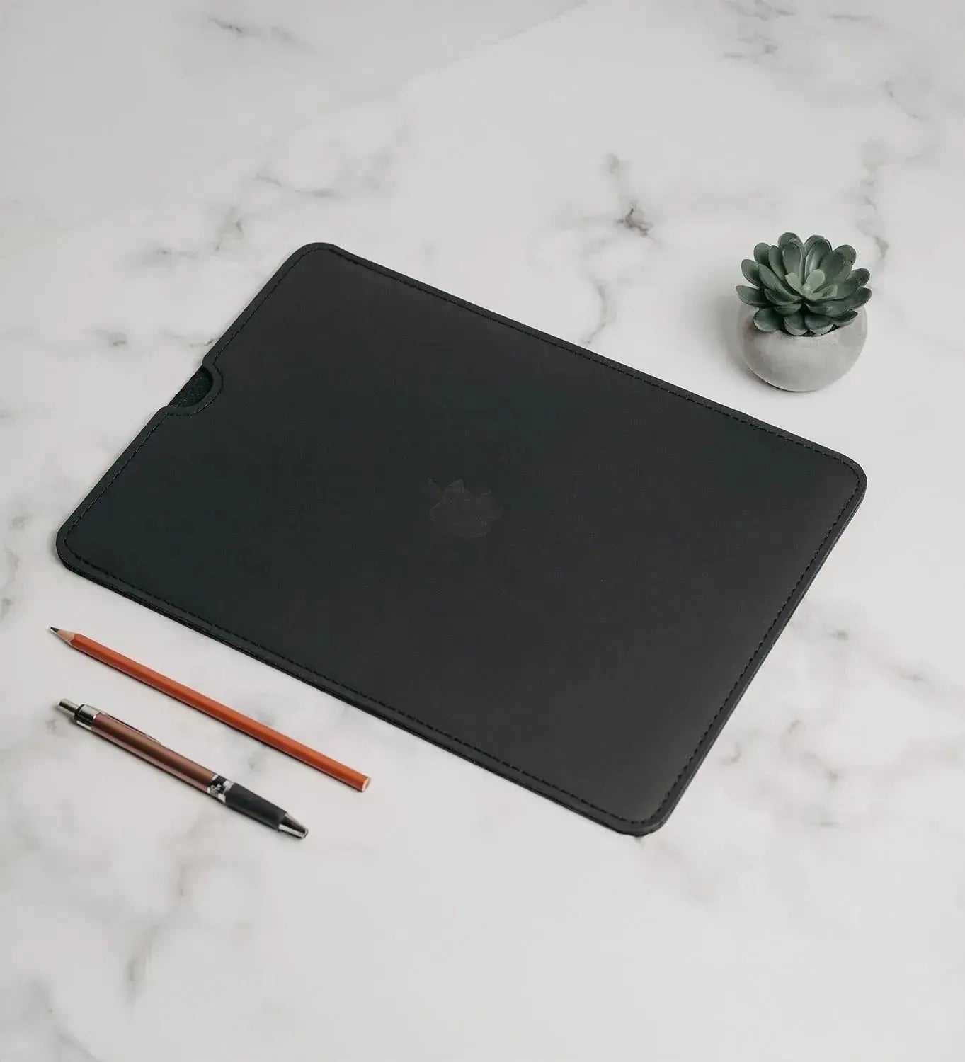 Чохол для MacBook та iPad зі шкіри Crazy Horse із вовняною підкладкою | Flatcase, фото 5 — Skin&Skin