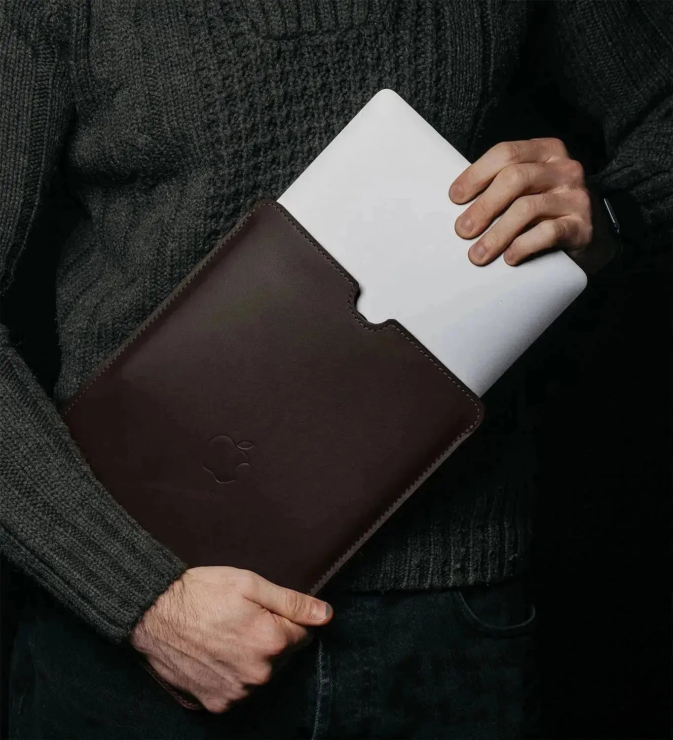 Тонкий шкіряний чохол для MacBook та iPad із повстяною підкладкою | FlatCase, фото 14 — Skin&Skin