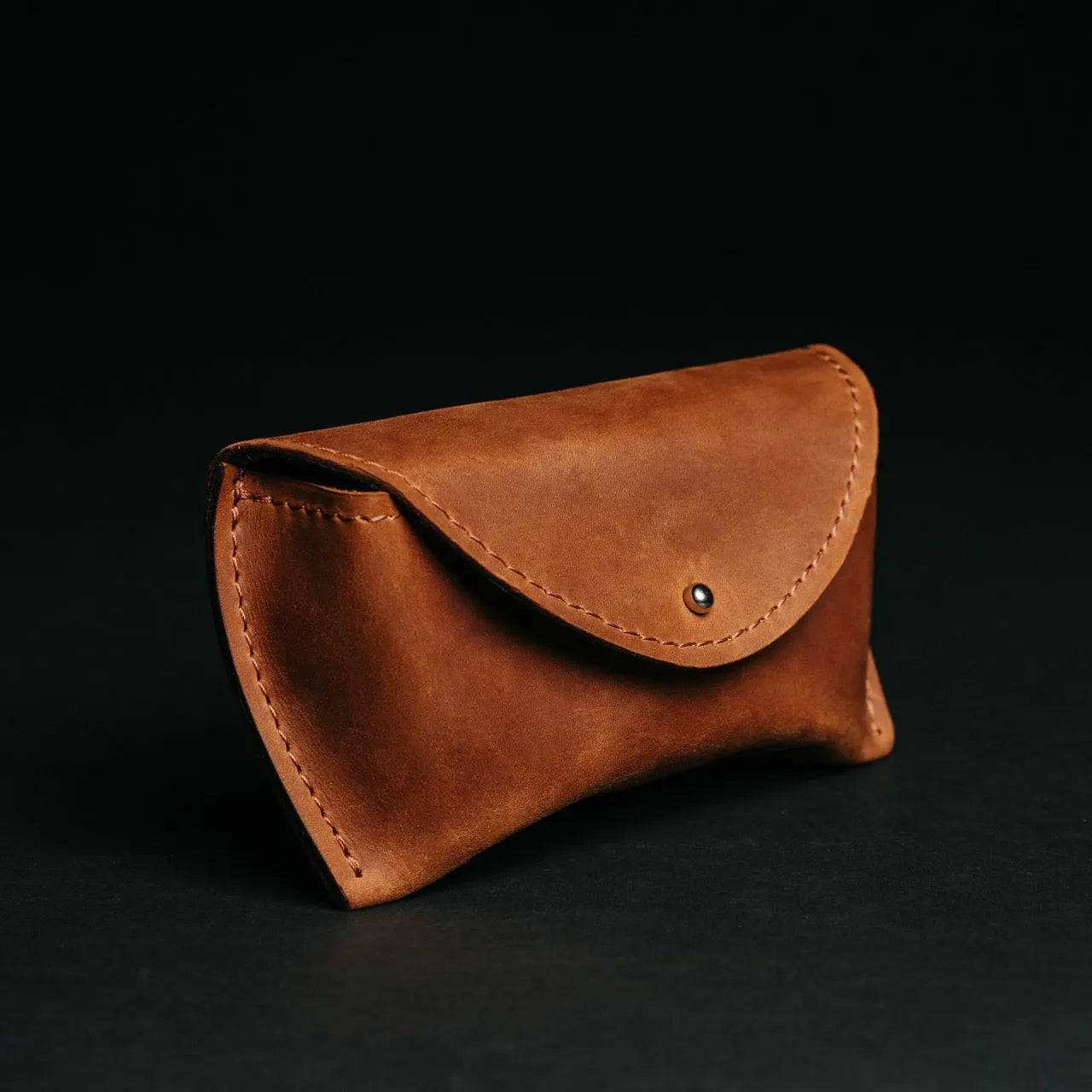 Футляр для окулярів зі шкіри Crazy Horse та фетру