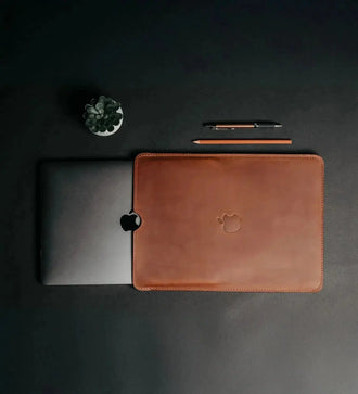 Чохол для MacBook та iPad зі шкіри Crazy Horse із вовняною підкладкою | Flatcase, фото 62 — Skin&Skin