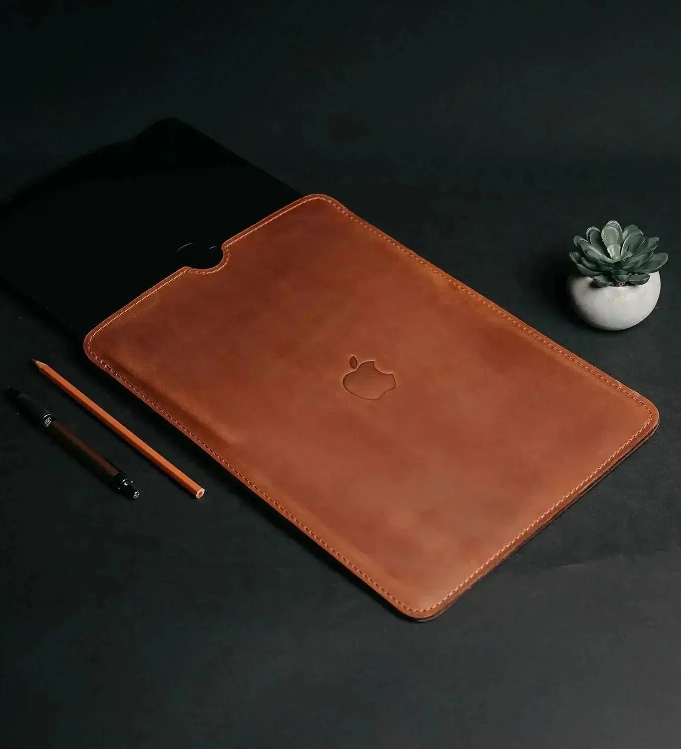 Чохол для MacBook та iPad зі шкіри Crazy Horse із вовняною підкладкою | Flatcase, фото 67 — Skin&Skin