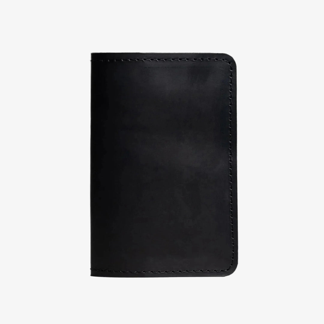 Distressed Leather Notebook cover A6, A5, B5, B6, A4 | Black - Skin and Skin