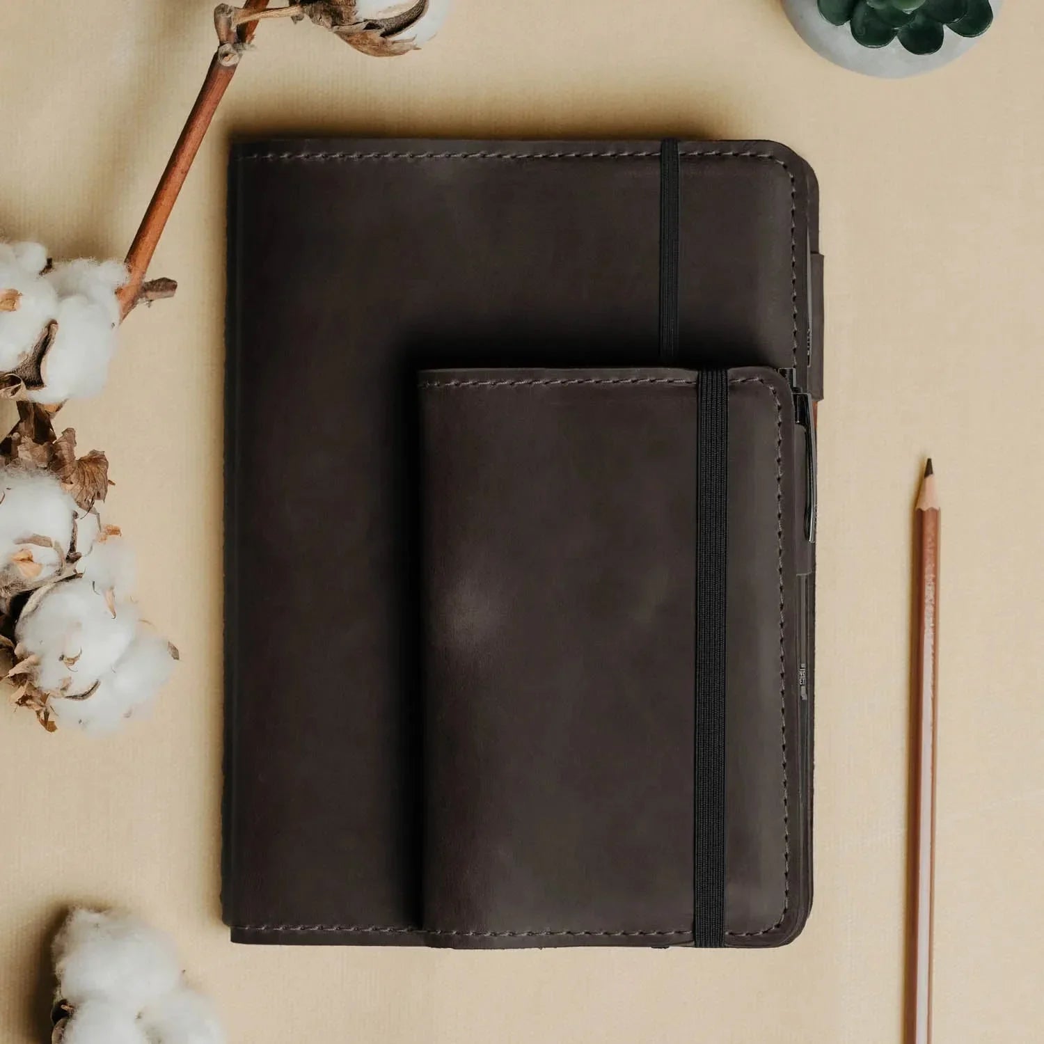 Обкладинка для блокнота зі шкіри Crazy Horse | Skin&Skin