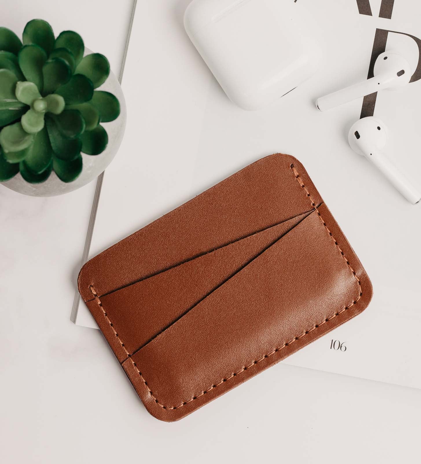 Шкіряний кардхолдер | Simple, фото 10 — Skin&Skin