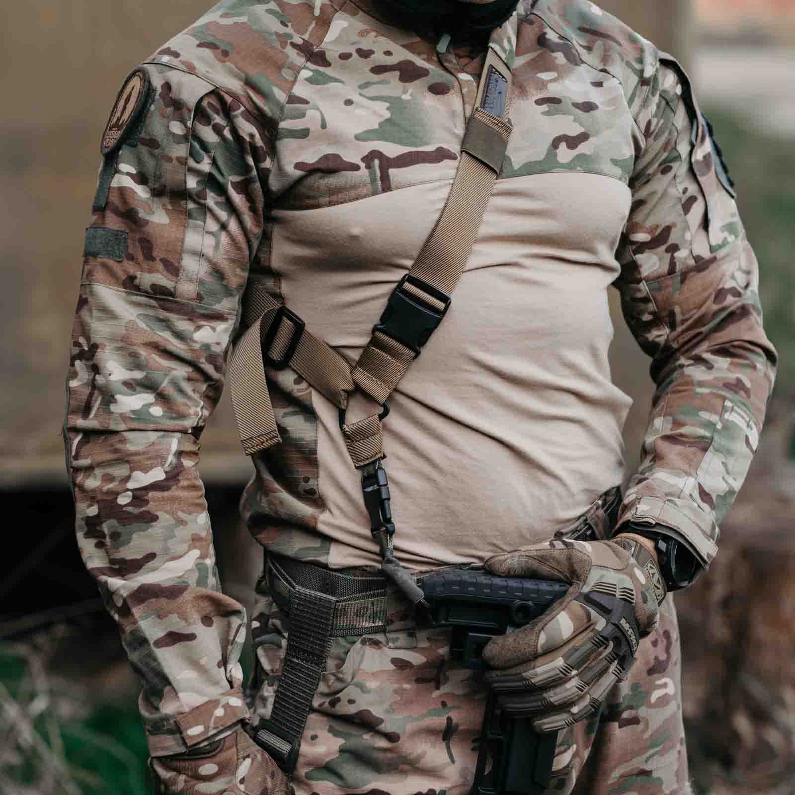 Ремінь одноточковий з м'яким плечем 40 мм