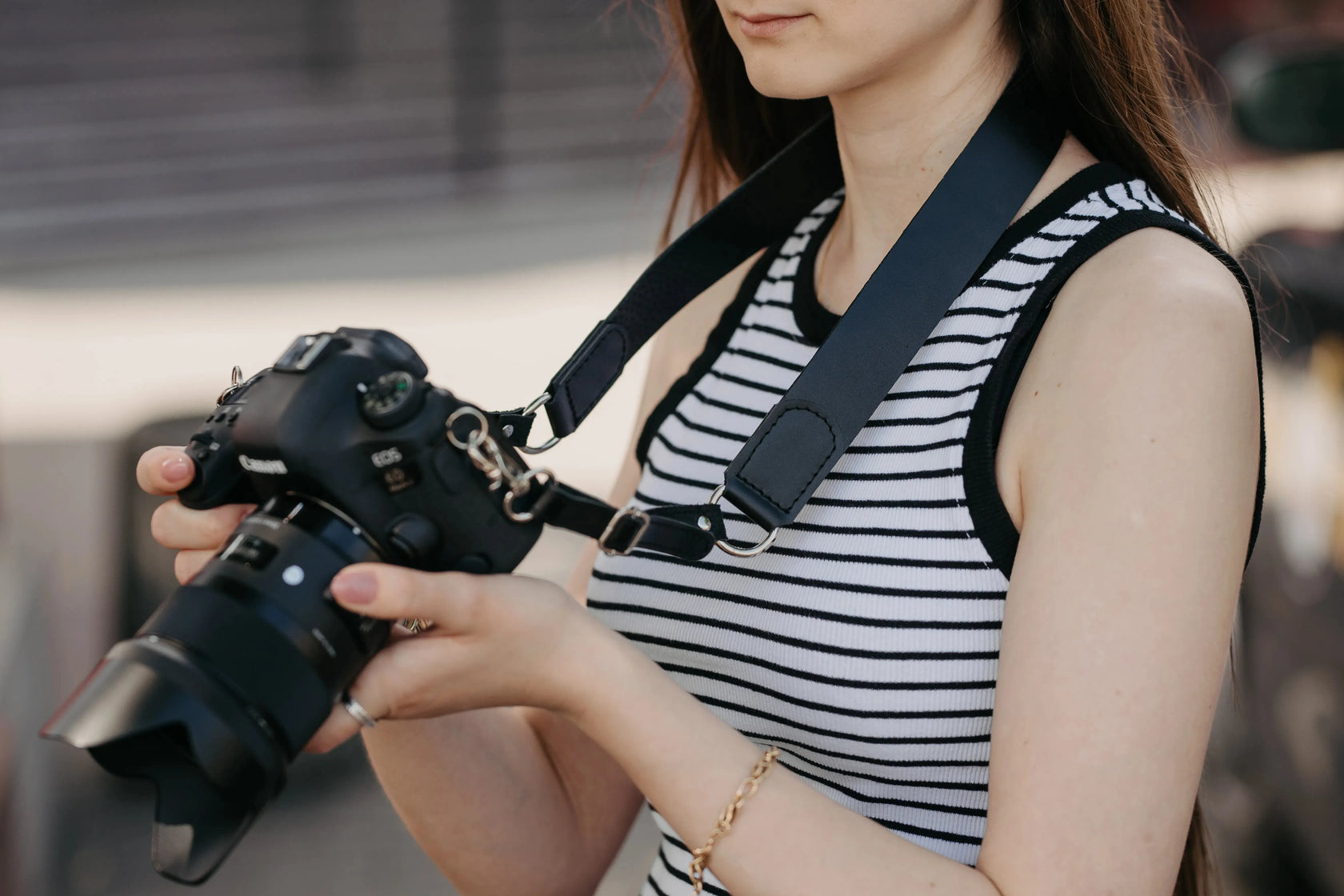 Шкіряний ремінь для фотоапарата | для DSLR та бездзеркальних камер, фото 14 — Skin&Skin