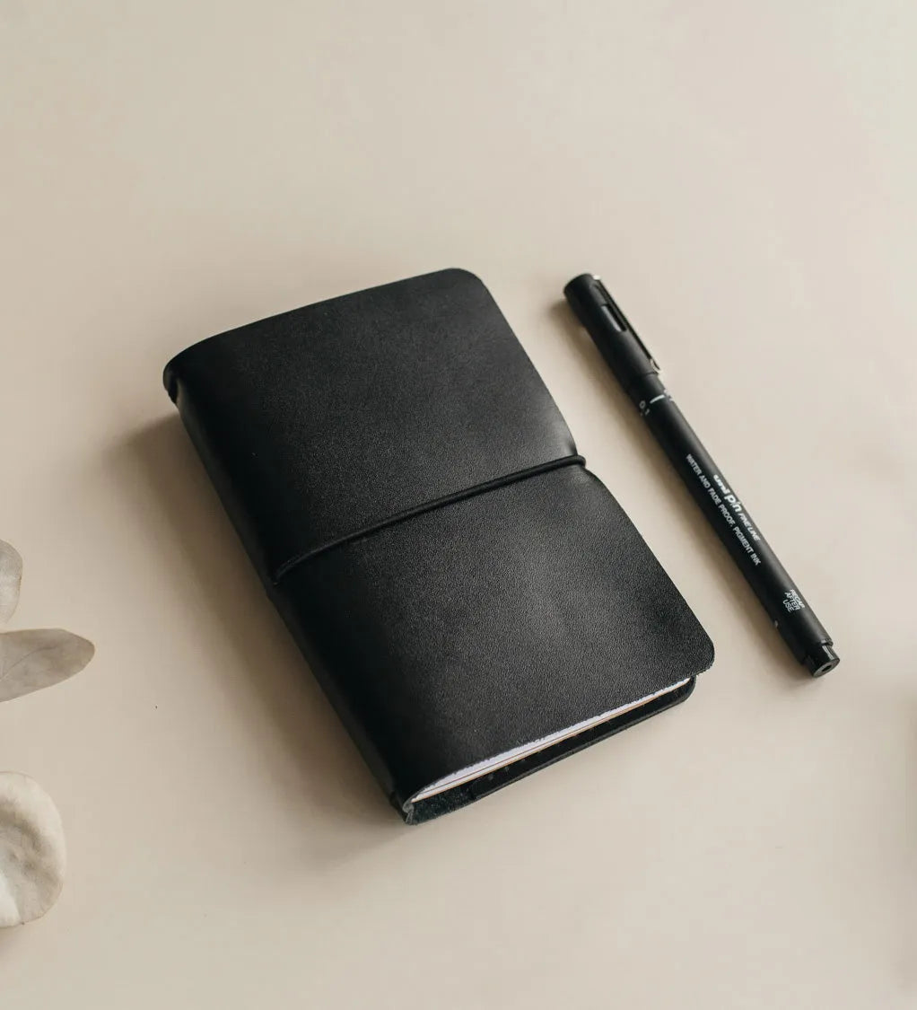 Шкіряна обкладинка для блокнотів зі змінними блоками А5, А6