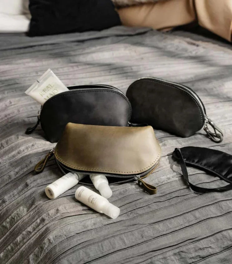 Косметичка зі шкіри Crazy Horse | Mirana