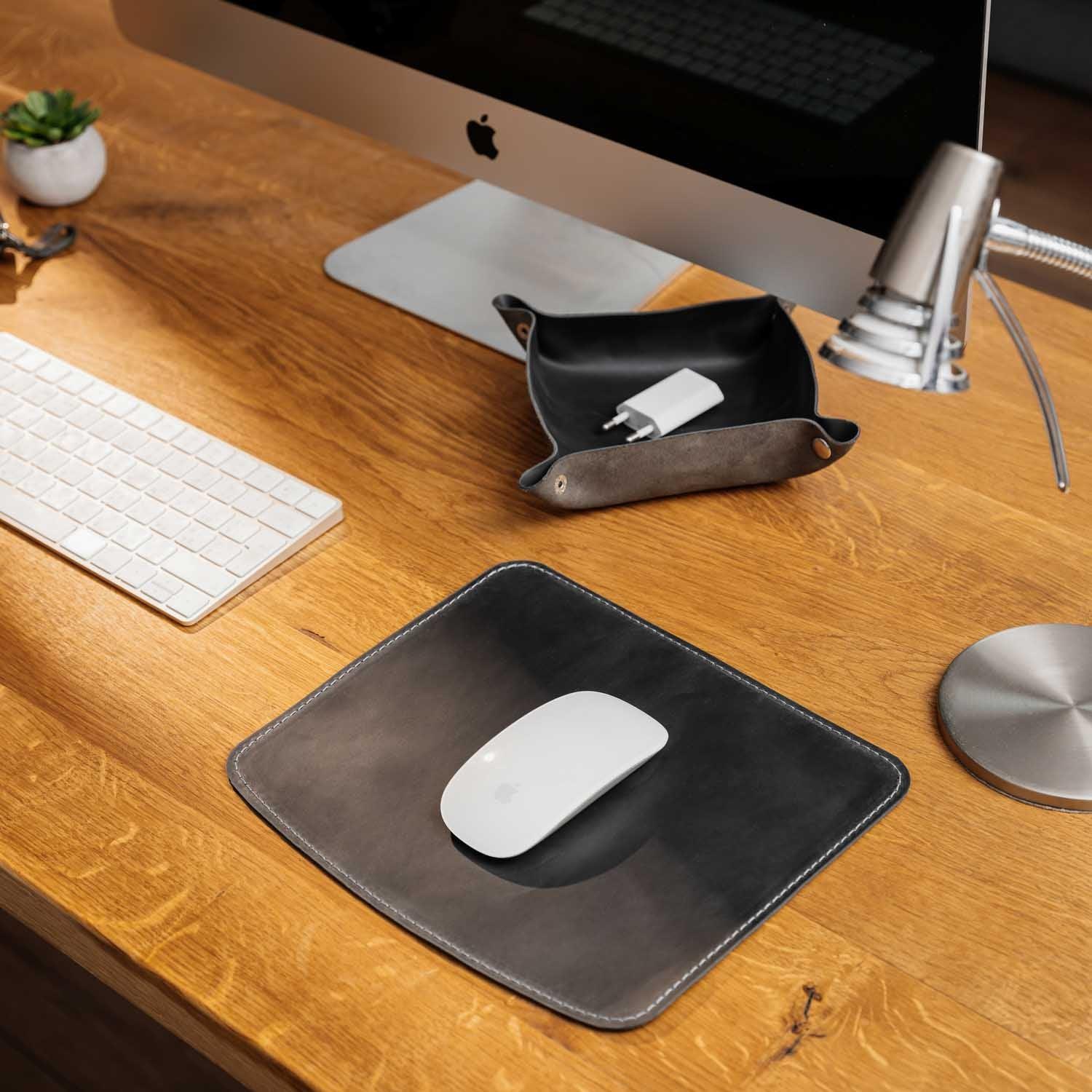 Килимок для миші зі шкіри Crazy Horse