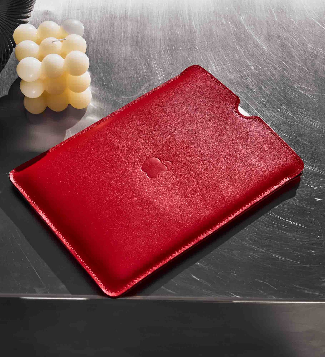 Тонкий шкіряний чохол для MacBook та iPad із повстяною підкладкою | FlatCase