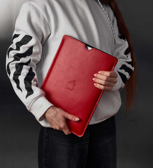 Тонкий шкіряний чохол для MacBook та iPad із повстяною підкладкою | FlatCase
