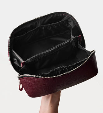 Жіноча косметичка BeautyBox із зернистої шкіри, фото 12 — Skin&Skin