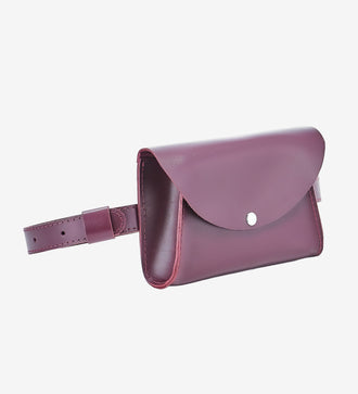 Жіноча поясна сумка з гладкої шкіри зі знімним ремінцем | Mini Bag, фото 23 — Skin&Skin