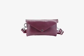 Шкіряна жіноча сумка-трансформер на пояс і через плече | Crossbody-конверт, фото 36 — Skin&Skin