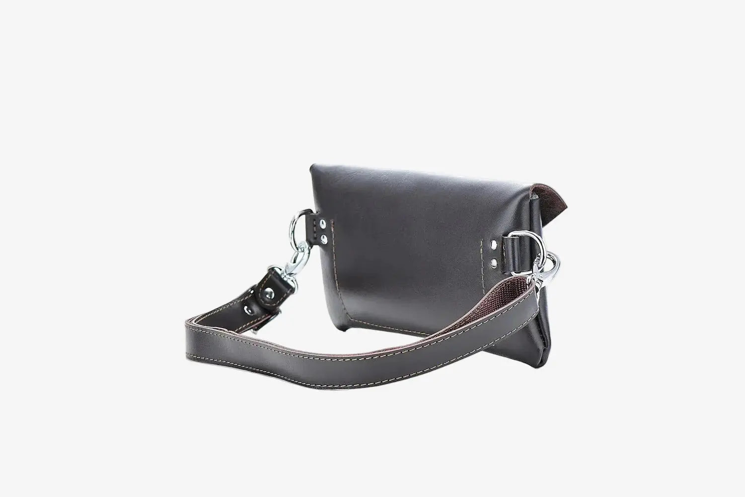 Шкіряна жіноча сумка-трансформер на пояс і через плече | Crossbody-конверт, фото 12 — Skin&Skin