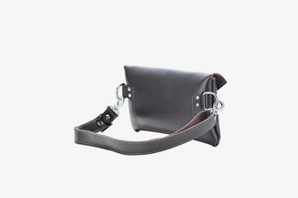 Шкіряна жіноча сумка-трансформер на пояс і через плече | Crossbody-конверт, фото 12 — Skin&Skin