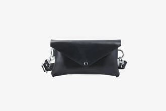 Шкіряна жіноча сумка-трансформер на пояс і через плече | Crossbody-конверт, фото 3 — Skin&Skin
