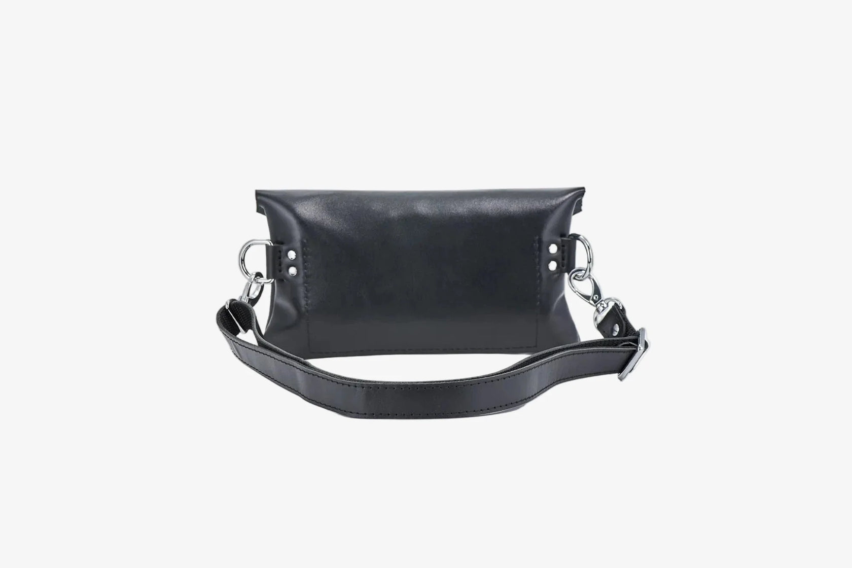Шкіряна жіноча сумка-трансформер на пояс і через плече | Crossbody-конверт, фото 5 — Skin&Skin