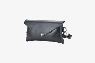 Шкіряна жіноча сумка-трансформер на пояс і через плече | Crossbody-конверт, фото 2 — Skin&Skin