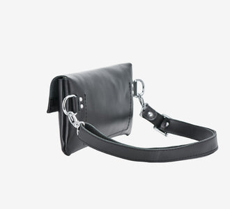 Поясна чоловіча сумка Crossbody M із натуральної шкіри, фото 11 — Skin&Skin