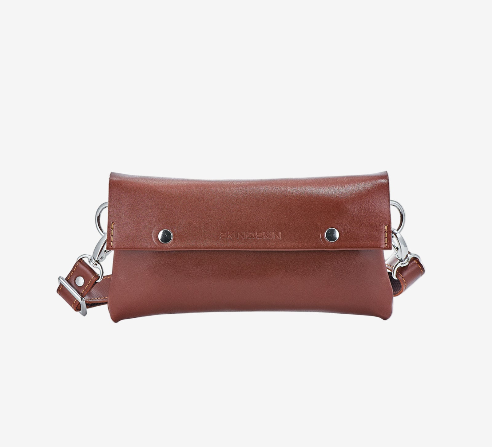 Поясна чоловіча сумка Crossbody M із натуральної шкіри, фото 29 — Skin&Skin