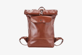Мінімалістичний шкіряний рюкзак RollTop, фото 32 — Skin&Skin