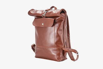 Мінімалістичний шкіряний рюкзак RollTop, фото 31 — Skin&Skin
