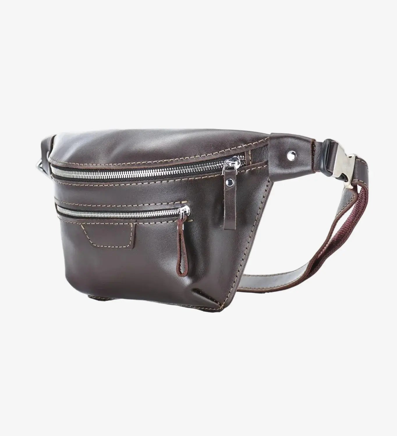 Поясна сумка Bum Bag з класичної шкіри для жінок та чоловіків, фото 13 — Skin&Skin
