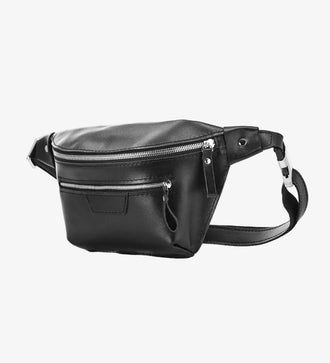 Поясна сумка Bum Bag з класичної шкіри для жінок та чоловіків, фото 3 — Skin&Skin