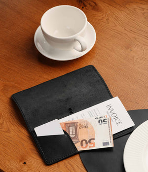 Розрахункова книжка з натуральної гладкої шкіри для HoReCa