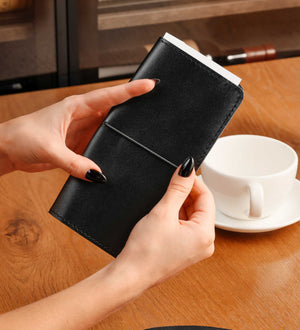 Розрахункова книжка з натуральної гладкої шкіри для HoReCa