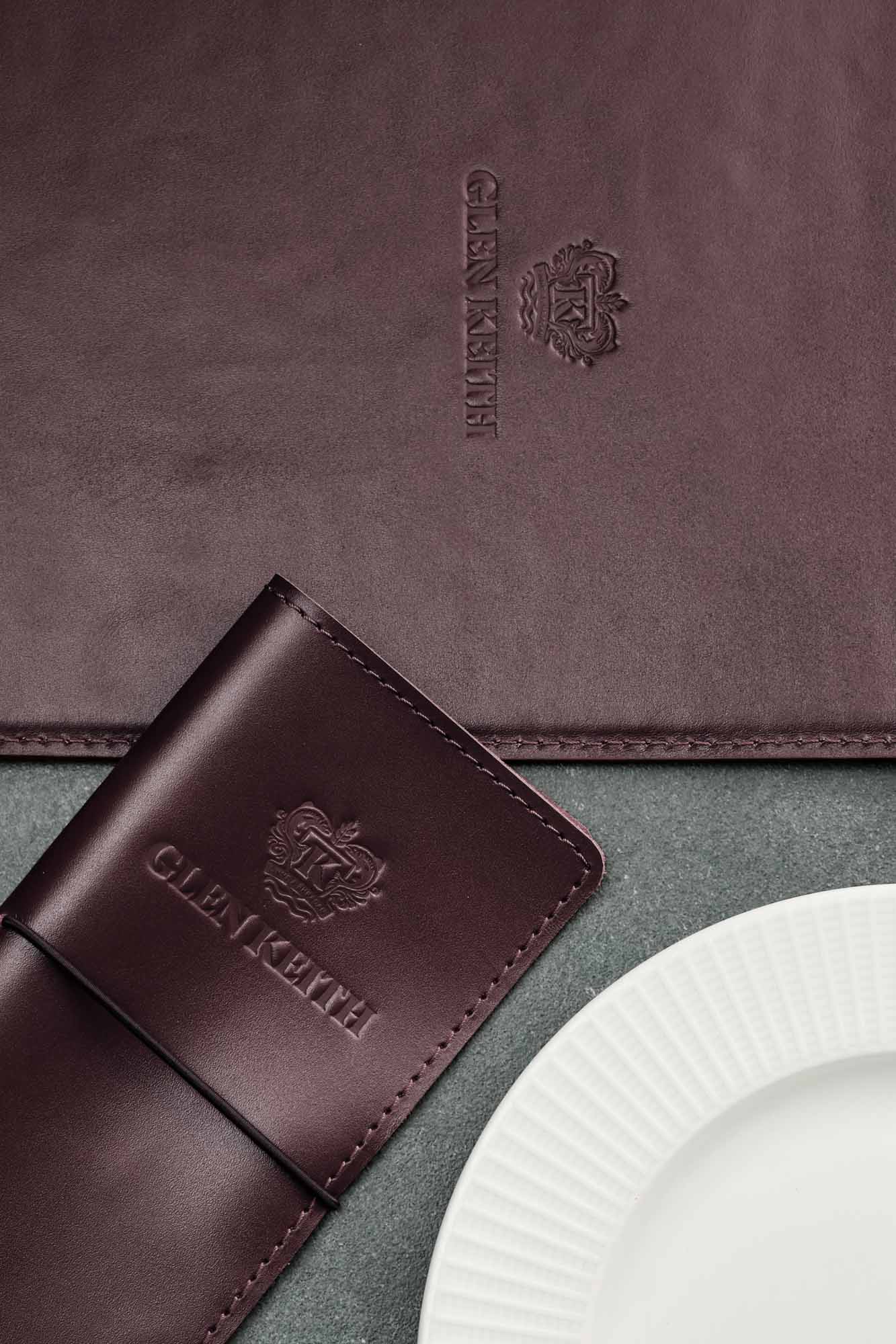 Розрахункова книжка з натуральної гладкої шкіри для HoReCa