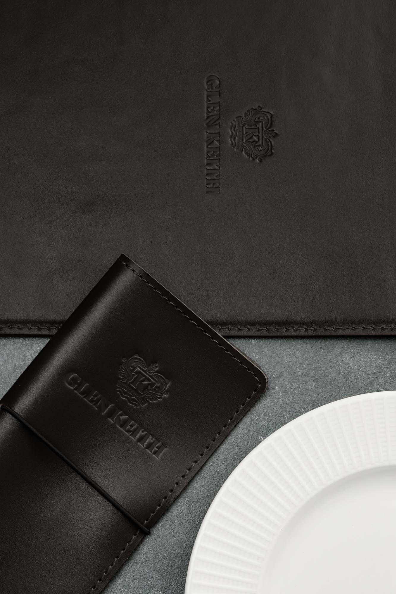 Розрахункова книжка з натуральної гладкої шкіри для HoReCa