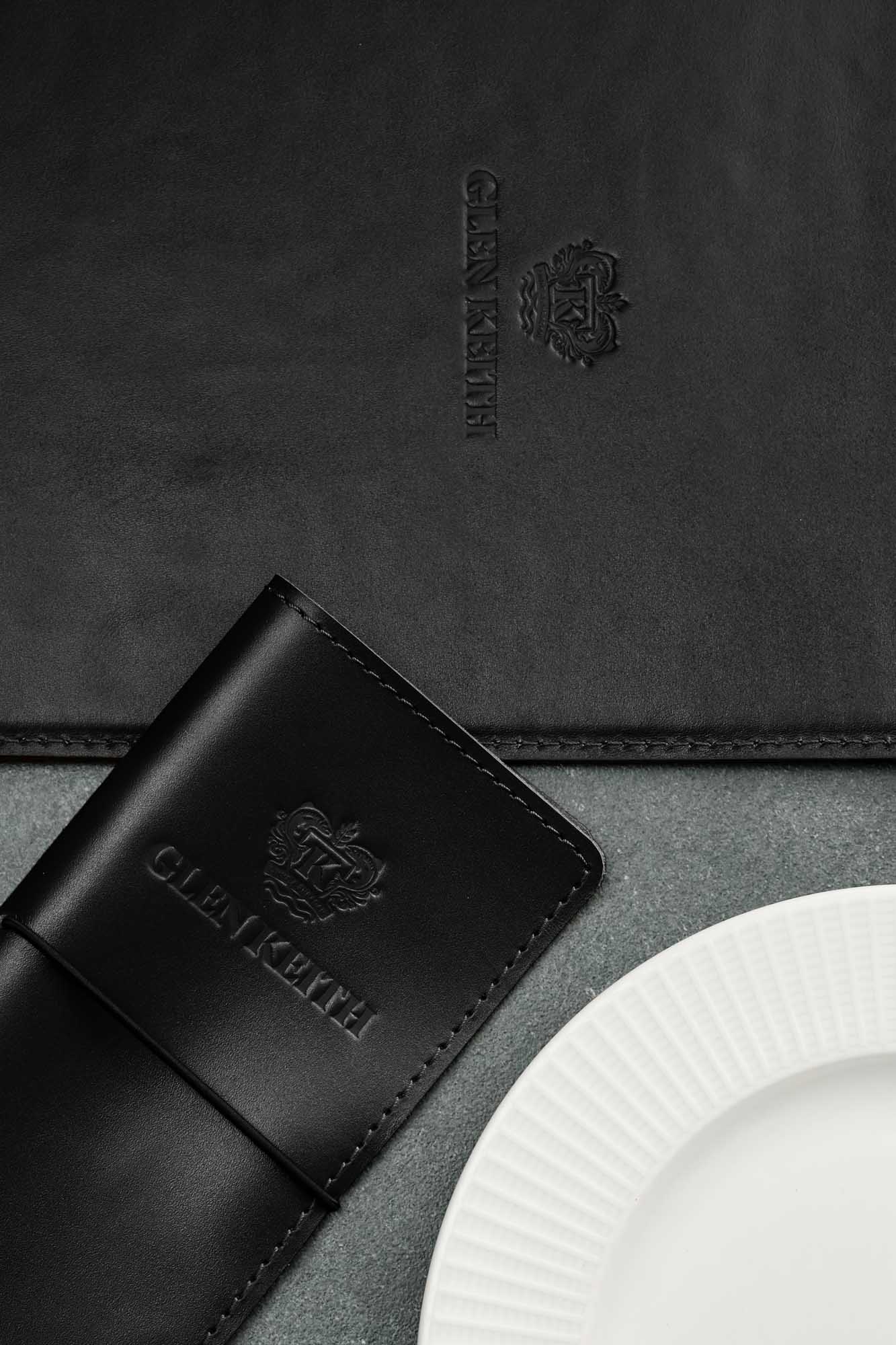 Розрахункова книжка з натуральної гладкої шкіри для HoReCa