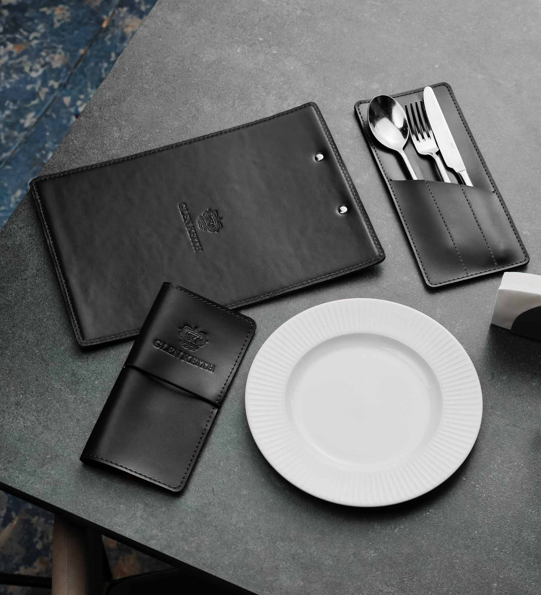 Розрахункова книжка з натуральної гладкої шкіри для HoReCa