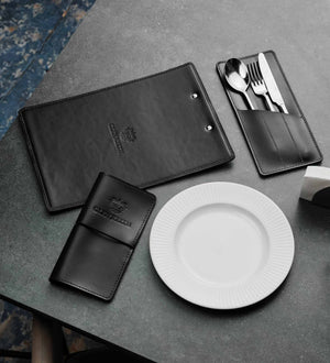 Розрахункова книжка з натуральної гладкої шкіри для HoReCa