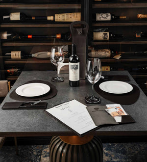 Розрахункова книжка з натуральної гладкої шкіри для HoReCa