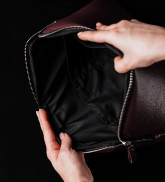 Папка-органайзер для ноутбука на блискавці із зернистої шкіри 14"/16"| Zipcase, фото 66 — Skin&Skin