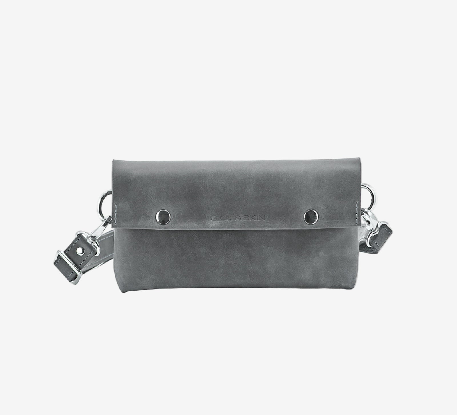 Поясна чоловіча сумка Crossbody M із натуральної шкіри, фото 34 — Skin&Skin