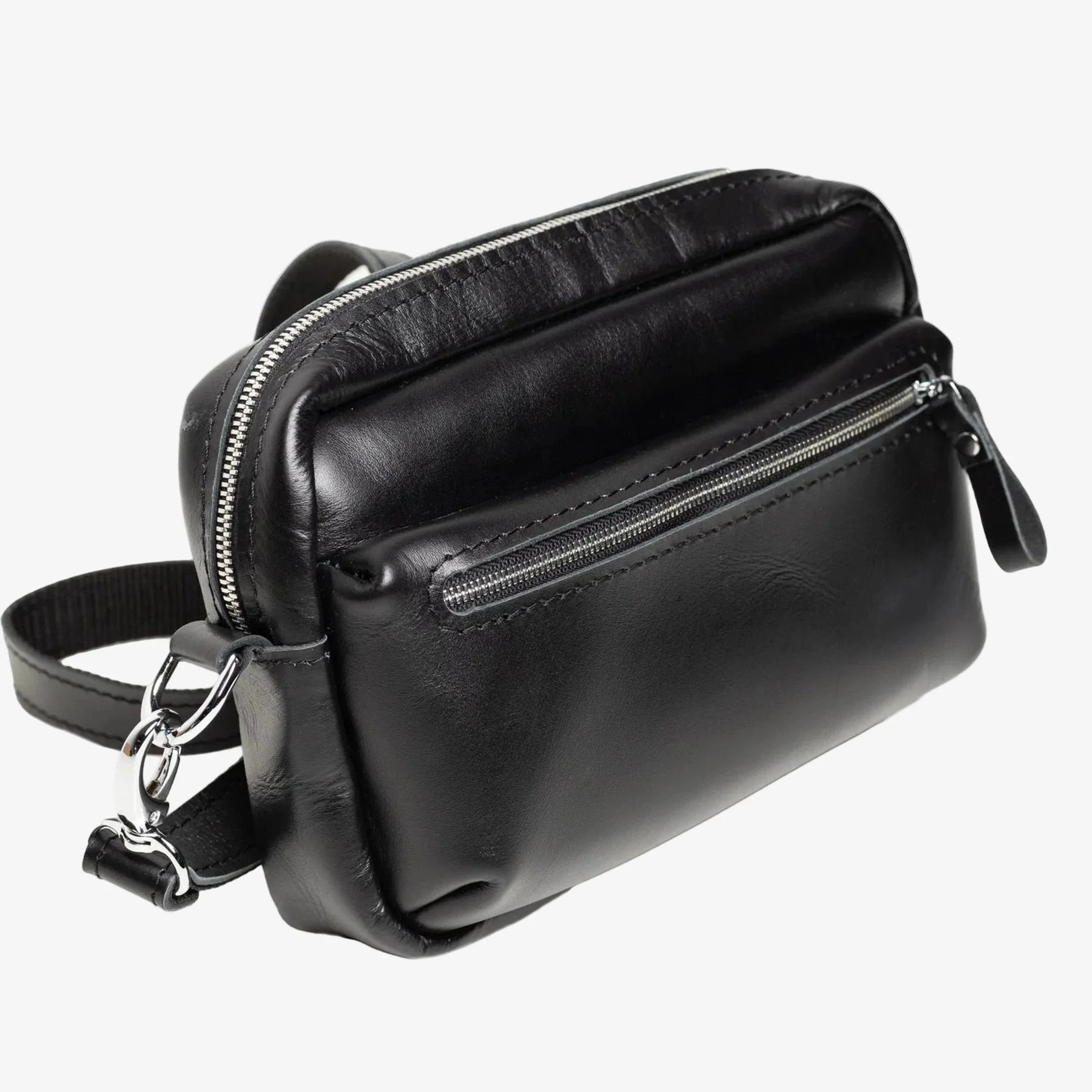Шкіряна жіноча кросбоді-сумка WalkBag для повсякдення, фото 24 — Skin&Skin