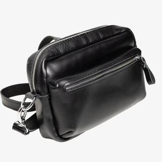 Шкіряна жіноча кросбоді-сумка WalkBag для повсякдення, фото 24 — Skin&Skin
