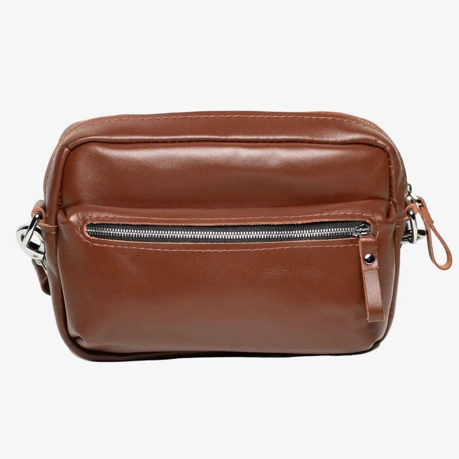 Шкіряна жіноча кросбоді-сумка WalkBag для повсякдення, фото 31 — Skin&Skin