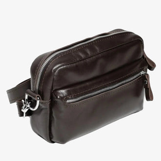Шкіряна жіноча кросбоді-сумка WalkBag для повсякдення, фото 26 — Skin&Skin